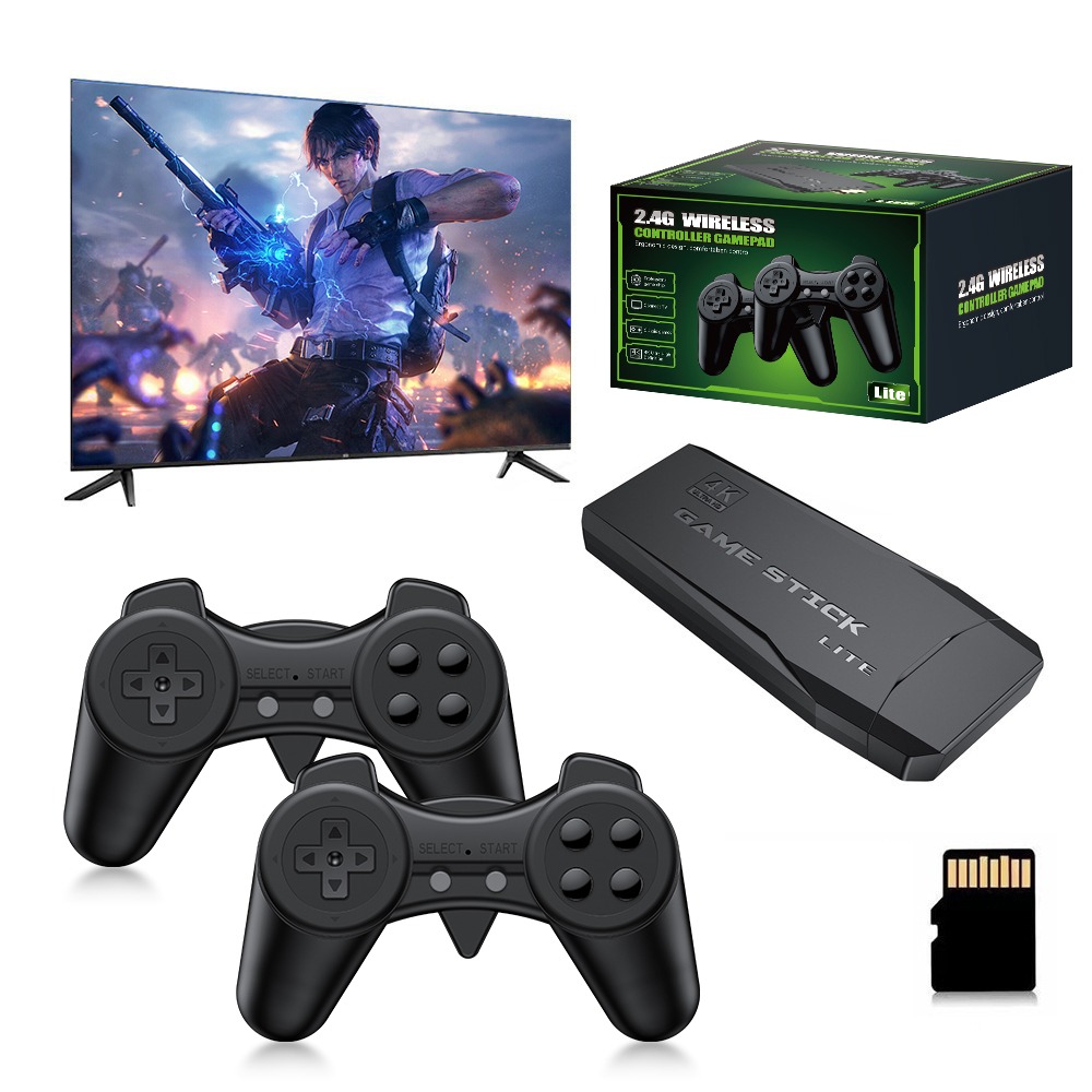 Retro Gaming On - Portable 4K Retro Game Stick Console