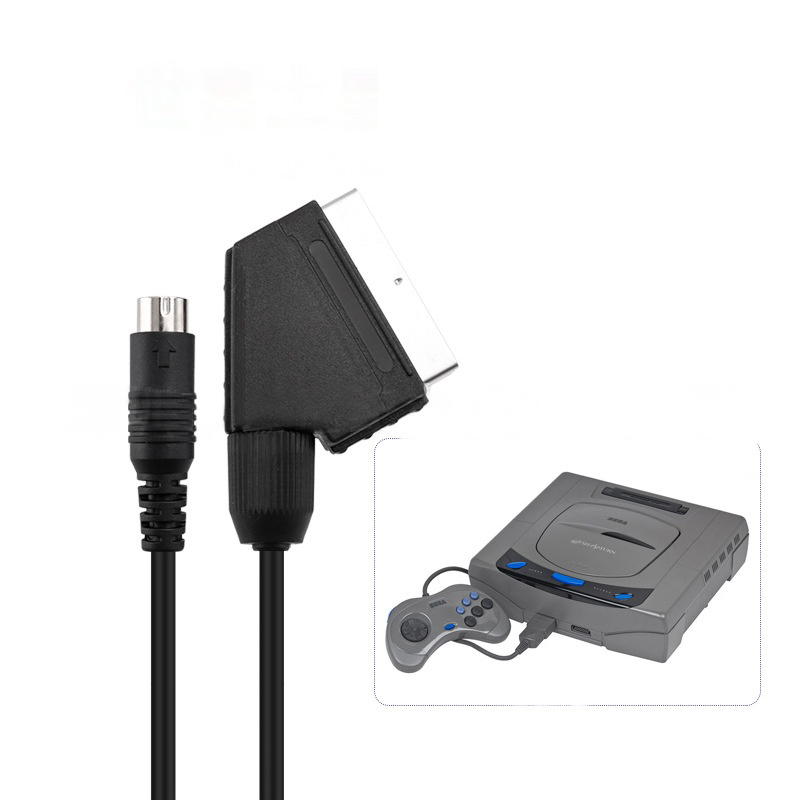 1.8m Scart Cable for Sega Satu - Controller Extension Cord review and price