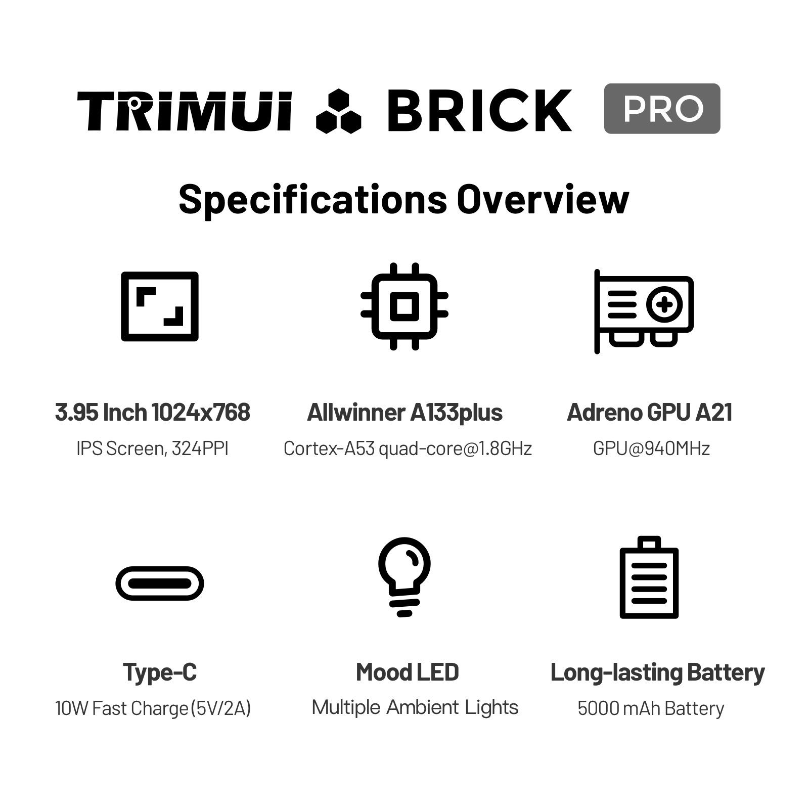 TRIMUI Brick Pro TG4040 Retro  - Retro Gaming Device Handheld review and price