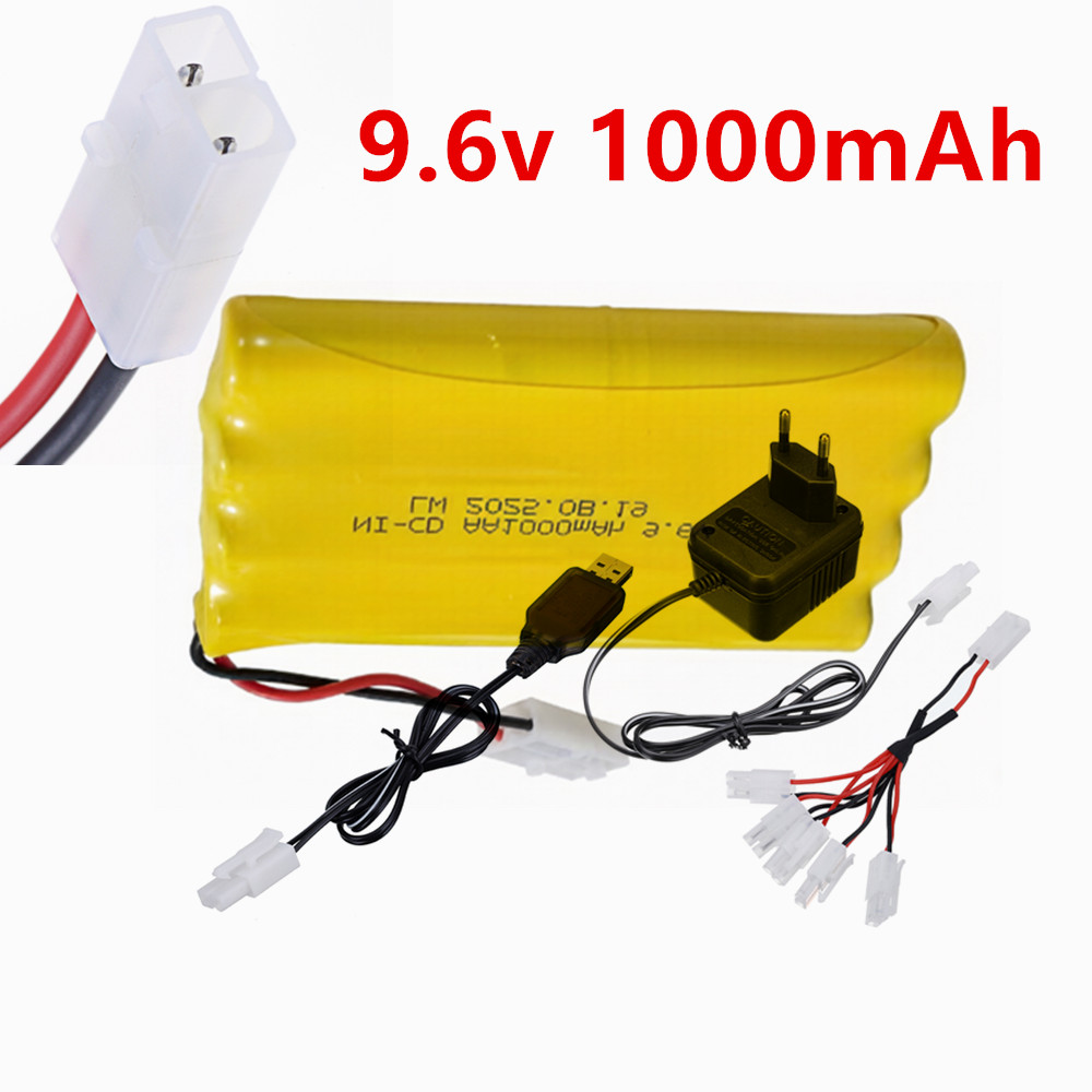 9.6v 1000mAh Ni-CD AA Recharge - Rechargeable Battery Aa review and price