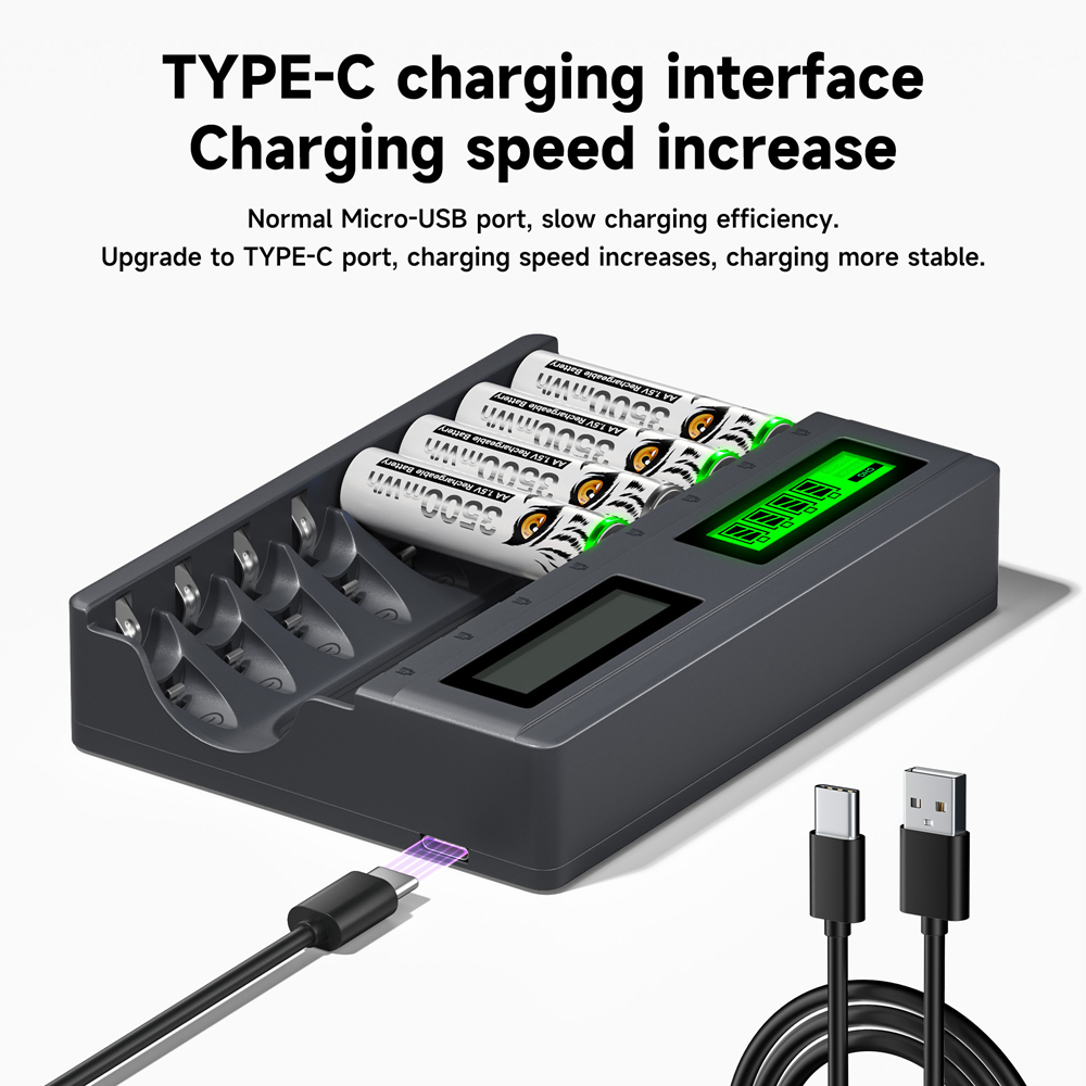 PALO 4-8 Slots 1.5V AA AAA Cha - Rechargeable Battery Aa review and price