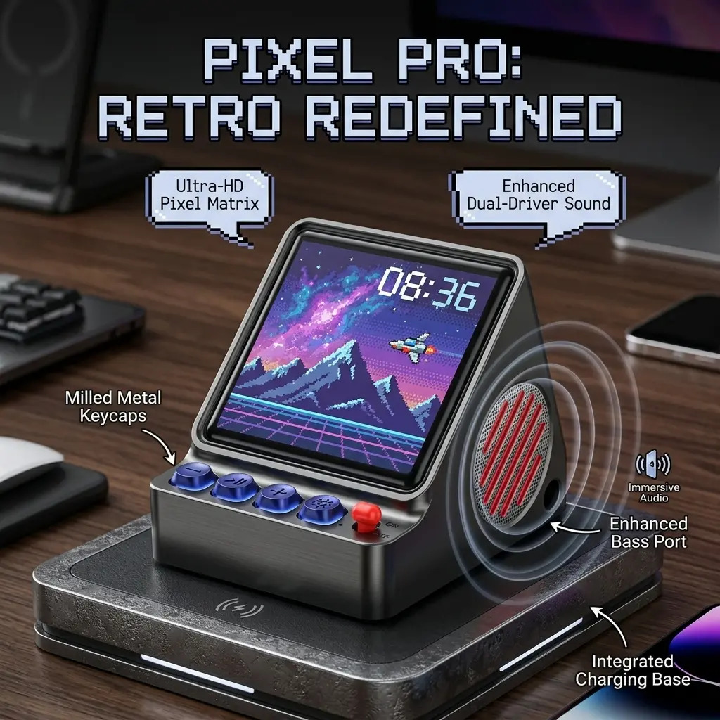 Programmable LED Pixel Art Dis - Retro Gaming Corps review and price