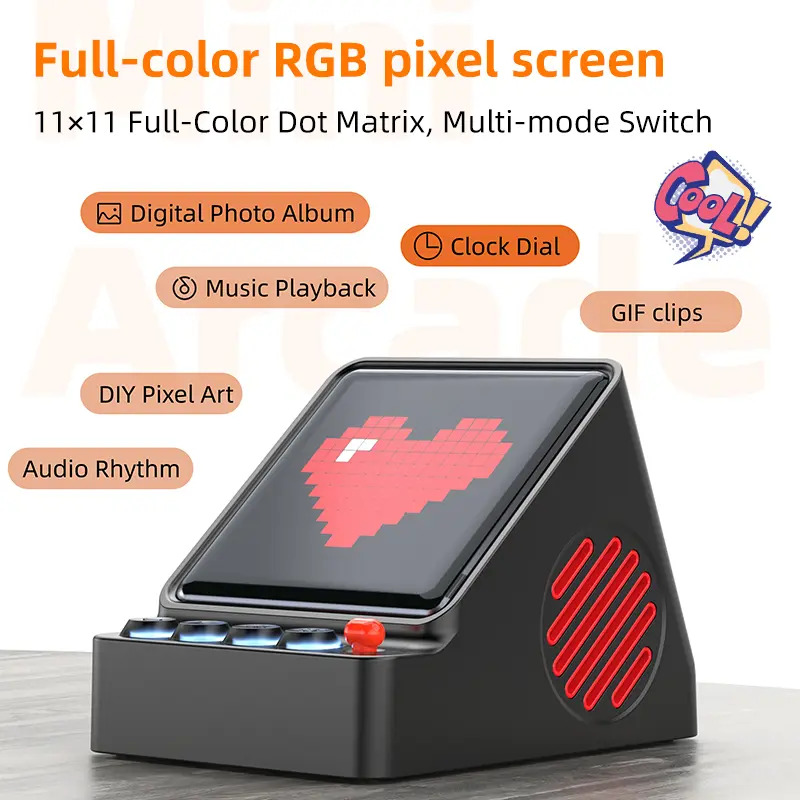 Programmable LED Pixel Art Dis - Retro Gaming Corps review and price