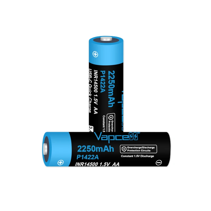 USB-C Charging Cell Vapcell  P - Rechargeable Battery Aa review and price