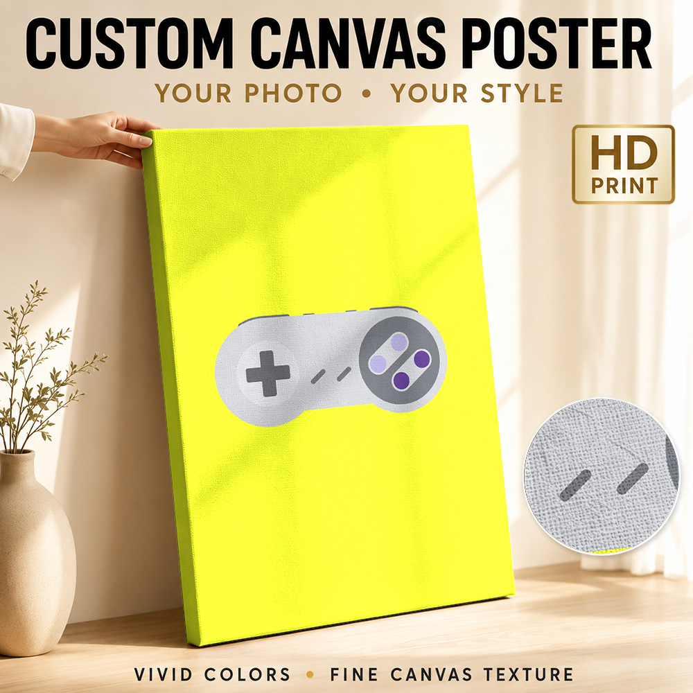 Retro Game Controller on Yello - Background Retro Gaming review and price