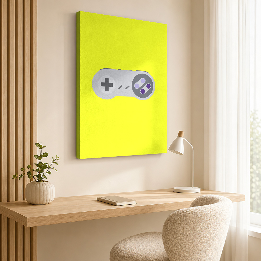 Retro Game Controller on Yello - Background Retro Gaming review and price