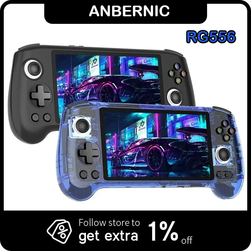 ANBERNIC RG556 Handheld Games  - Retro Gaming On review and price