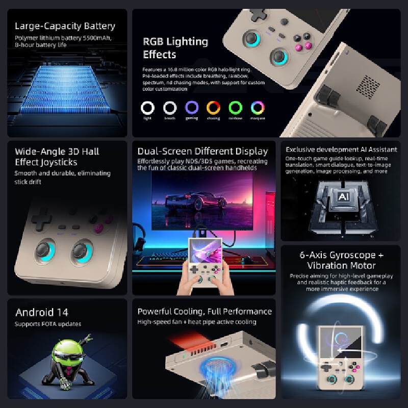 Handheld Game Console Rg477v R - Retro Gaming Devices review and price