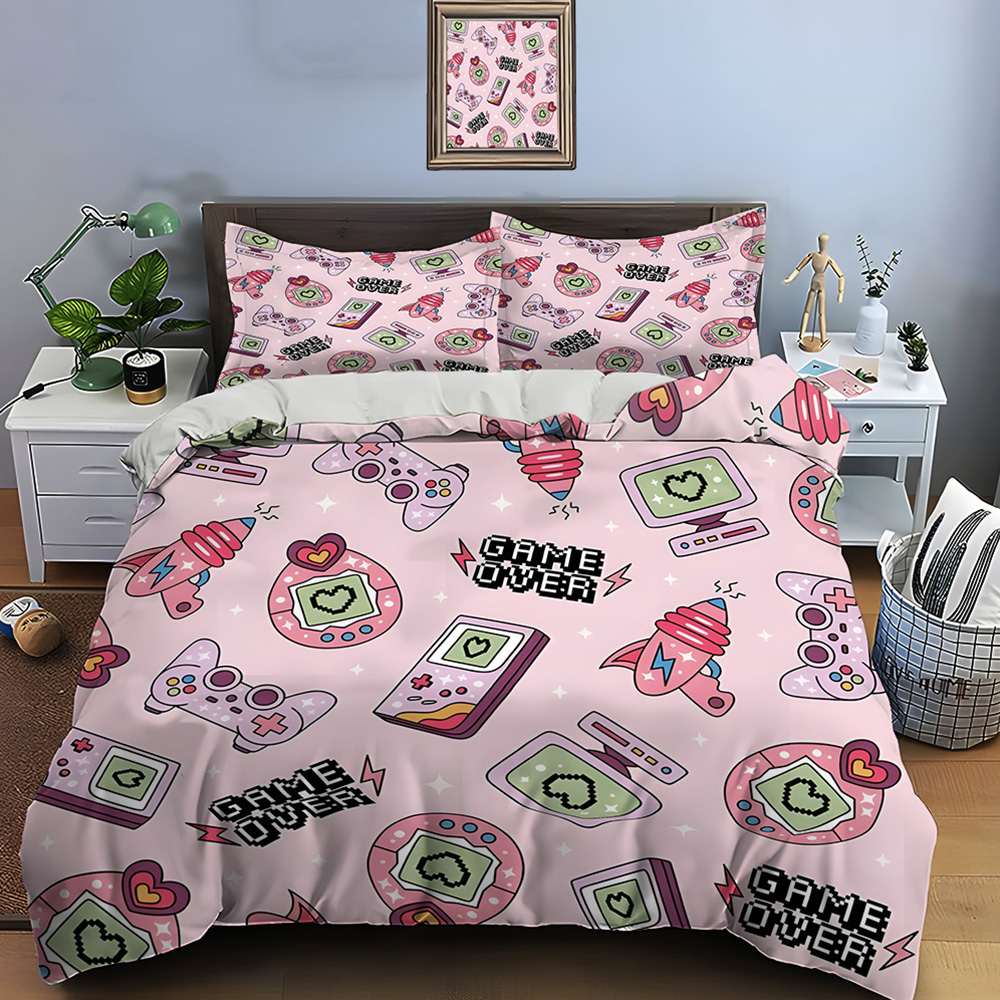 Retro Gaming Icons on Pink Bac - Background Retro Gaming review and price