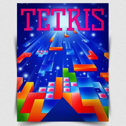 TETRIS METAL SIGN PLAQUE - Ret - Retro Gaming Room review and price