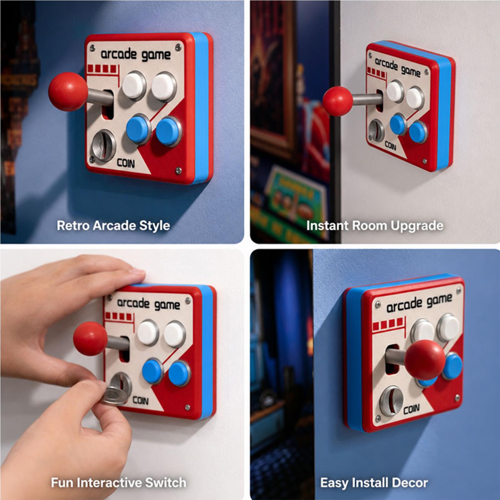 Creative Retro Arcade Game Lig - Retro Gaming Room review and price