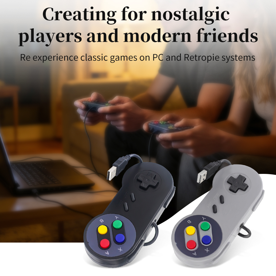 USB Retro Gamepad for PC NESPi - Retro Gaming Raspberry Pi 5 review and price