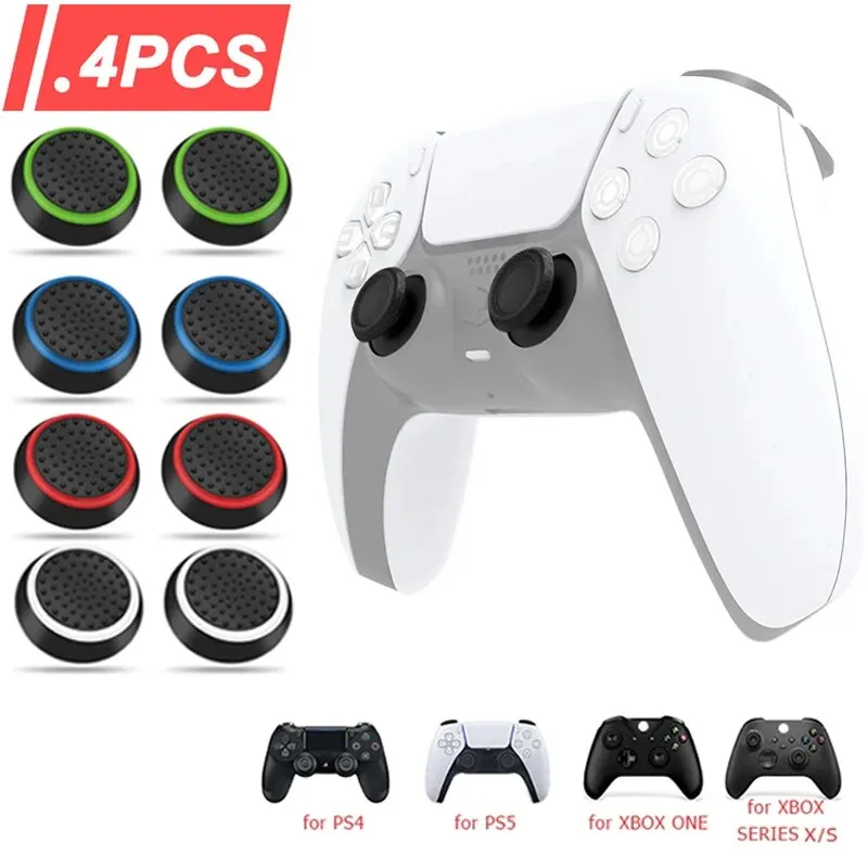 New 4Pcs Silicone Thumb Stick  - Retro Gaming Xbox One review and price