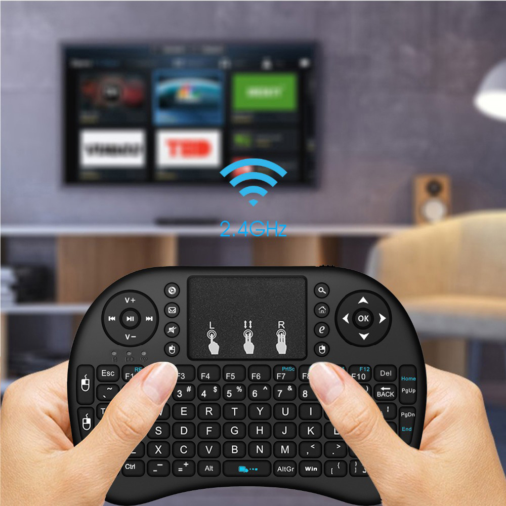 Backlit Mini Wireless Keyboard - Retro Gaming Tv Box review and price