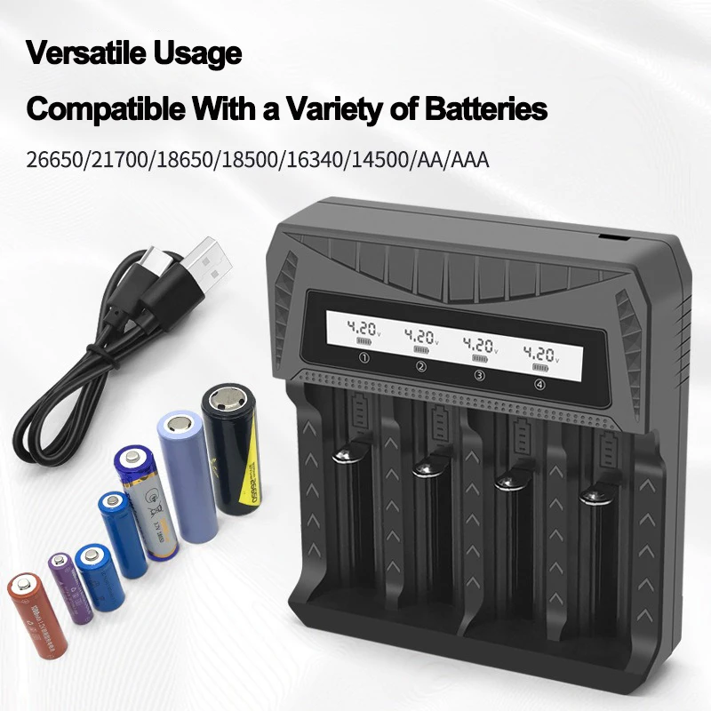 LCD Display Battery USB Charge - Rechargeable Battery Aa review and price