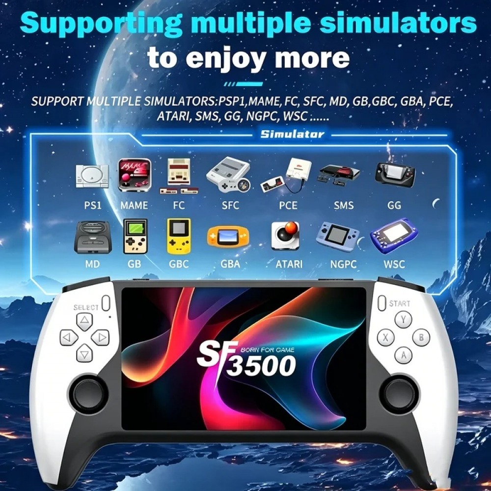 SF3500 5 inch Handheld Game Co - Retro Gaming Devices review and price