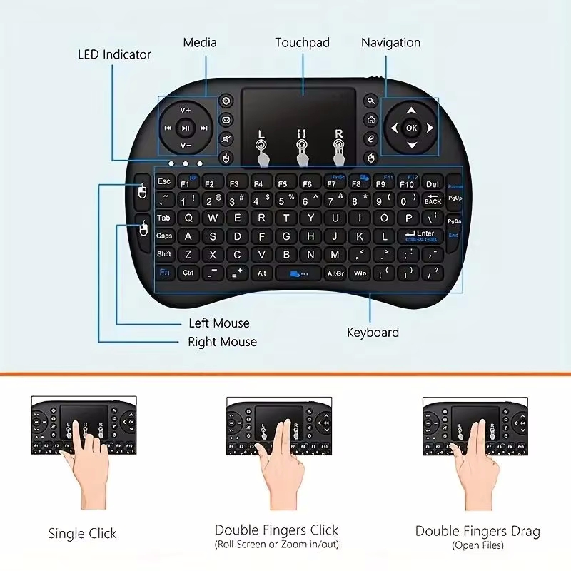 Wireless Keyboard Air Mouse Sp - Retro Gaming Corps review and price