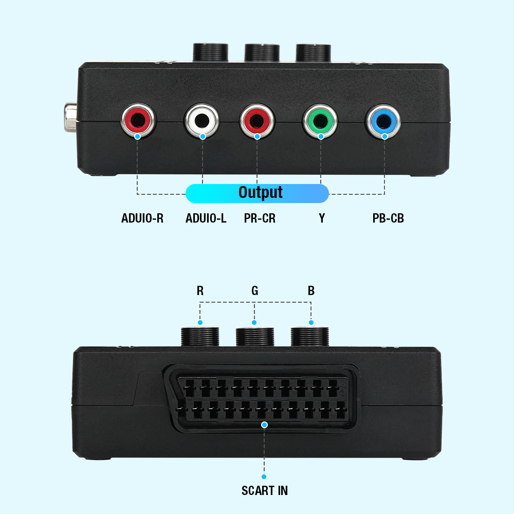 RGBS VGA to YPBPR Component Co - Retro Gaming Room review and price